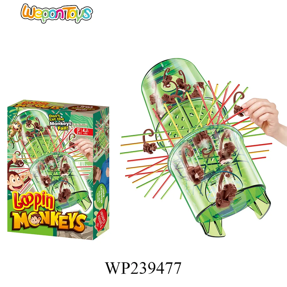 Ser paciente e cuidadoso sorteio jogo jogos de ação de plástico macaco para crianças