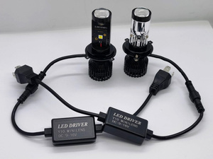 H4 LEDレンズミニプロジェクターヘッドライトH7 12Vスーパーブライト防水電球Honda Camry 6000k色温度 - Product Image 4