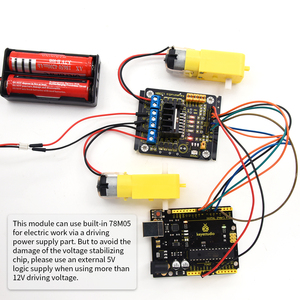 KEYESTUDIO L298N modulo scheda driver motore L298 per motore passo-passo Arduino per microbit