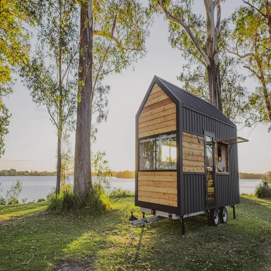 Миниатюрный мобильный дом для путешествий кемперный прицеп дом на колесах
