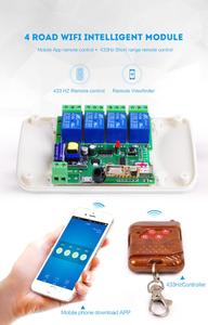 Smart Remote Control Wireless Switch Universal modul 4ch DC 5V 12V 32V 220V Wifi Switch Timer für Smart Home - Product Image 4