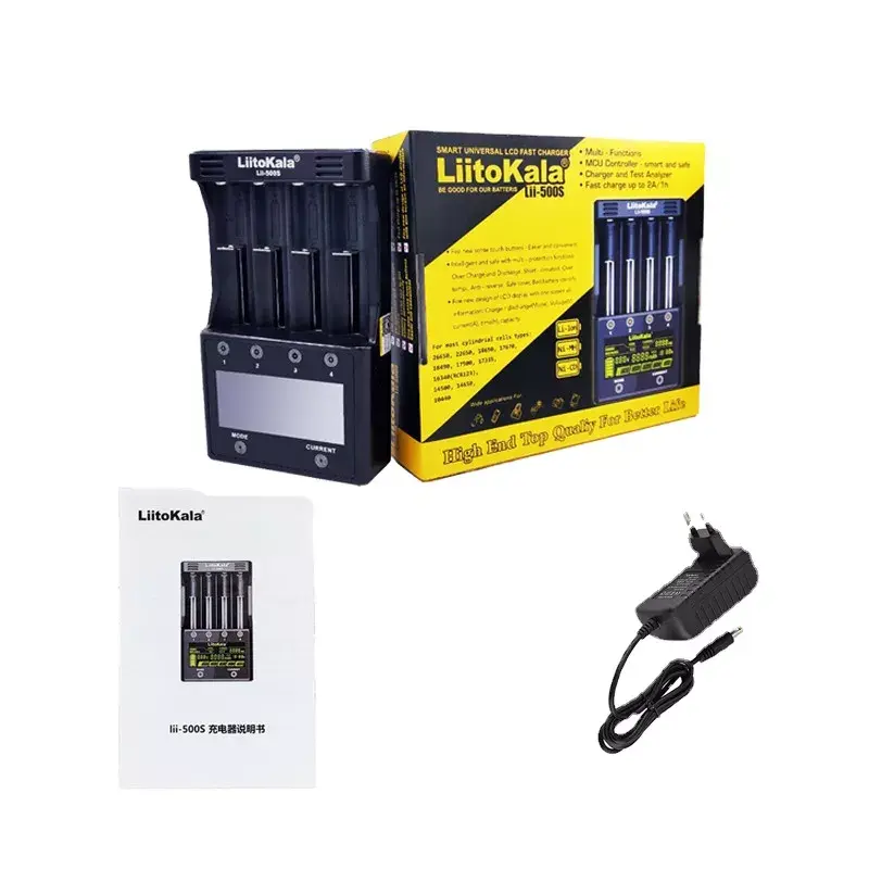 Lii-500S Original Genuine Liitokala Fast Charger For Li-ion/Ni-MH/Ni-Cd Rechargeable Batteries cells