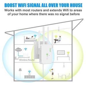 Çift bant 5G/2.4G WiFi Range Extender güvenlik duvarı fonksiyonu ile 300Mbps ağ amplifikatör ev kullanımı için kablosuz yönlendirici tekrarlayıcı - Product Image 6