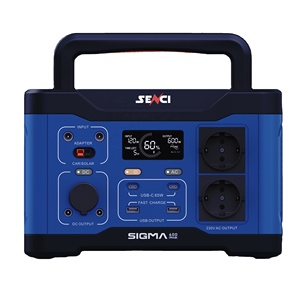 Senci 600W 110 240V Portable Power <strong>Source</strong> Electric Generator Silent Station with Foldable Handle Solar Power Supply - Product Image 1