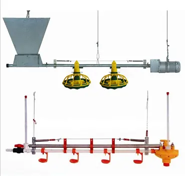 YYC peralatan desain baru unggas otomatis ayam peminum puting unggas ayam sistem garis minum