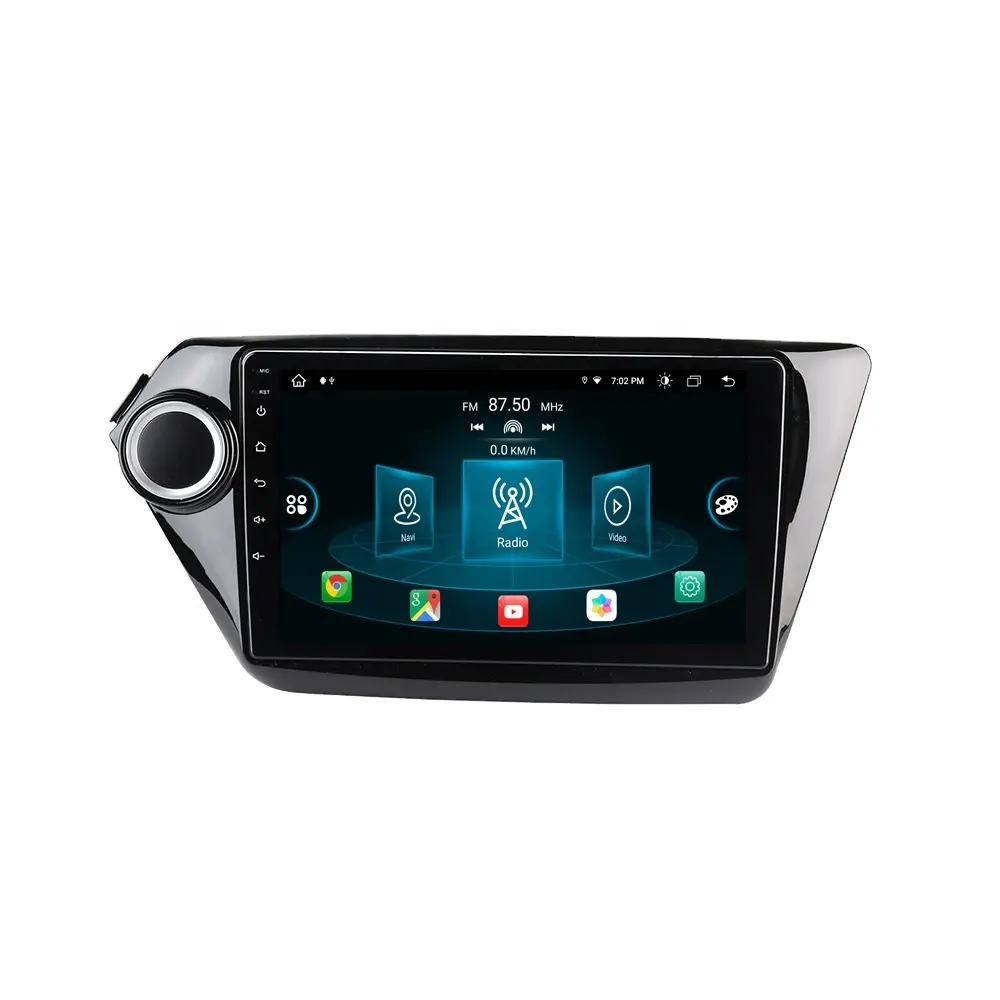 KIA K2 için RoadNavi Android 13 araba radyo/RIO 2011-2015 CarPlay Gps Navi 4G 360 kamera