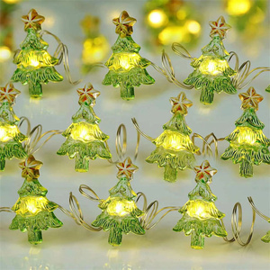 Nuevas decoraciones navideñas Diseño de escena LED baratijas creativas Árbol de Navidad atmósfera vestir cadena de luces - Product Image 5