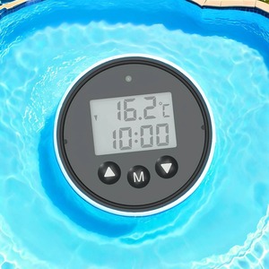 Batteria sostituibile acqua digitale galleggiante secchiello del ghiaccio vasca da bagno termometri per bagno di ghiaccio termometro timer funzione conto alla rovescia - Product Image 2