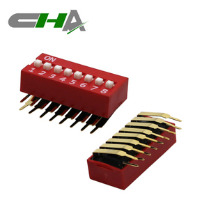 CHA DA serisi Slied tipi DIP anahtarı 1 ~ 12 pozisyon 2.54mm Dip anahtarı - Product Image 2