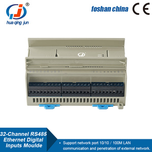 Huaqingjun 32-canale RS485 Ethernet modulo DI ingresso digitale acquisizione dati Modbus RTU/TCP DI modulo per PLC automazione - Product Image 3