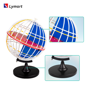 Küre dönen 360 boylam ve enlem modeli - Product Image 4