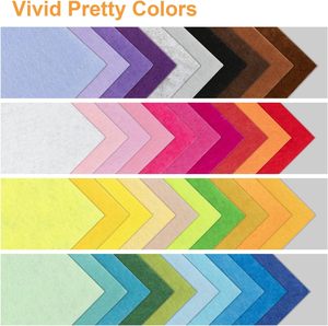 32005 các loại màu dày cảm thấy tấm vải cho Diy chắp vá may & giấy thủ công mỹ nghệ cho các dự án trang trí - Product Image 3