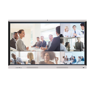 Kamera ile 85 inç Android pc 4k LCD dokunmatik monitör tv ekran sınıf konferans beyaz tahta interaktif akıllı tahta - Product Image 5