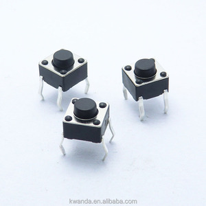 Micro pulsante interruttore tattile 6*6 SMT 5mm di altezza 4pin Plug-in PCB 1 no1nc struttura elettronica in plastica per elettrodomestici - Product Image 3