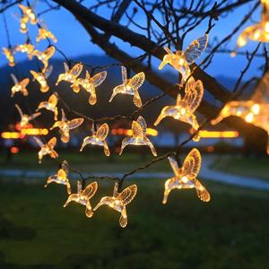 Hot bán chim ruồi gió kêu vang treo LED năng lượng mặt trời chuỗi Lights cho ngoài trời sân vườn - Product Image 5