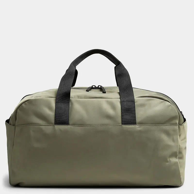 Borsone in Nylon riciclato per uomo e donna borsa da viaggio zaino zaino da viaggio per Weekend Utility Bag personalizzato Unisex Kaki
