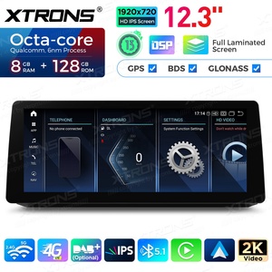 XTRONS12.3インチBMWBMW 5シリーズE60/E61/M5CCCシステム用Octa Core 8128カーステレオ4G内蔵CPAAオリジナルCDプレーヤー - Product Image 2