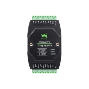 Módulo de adquisición analógica industrial de 8 canales, alta precisión de 12 bits, admite Adquisición de voltaje y corriente