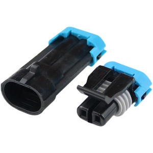 Delphi-enchufe hembra macho para Sensor de temperatura, conector automotriz impermeable de 2 pines, 12052641 12162000 - Product Image 1