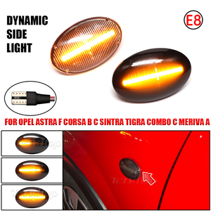 Hızlı teslimat LED sıralı Side Marker sinyal ışıkları Opel Corsa B C Astra F Combo B için dinamik flaşör sinyal gösterge lambaları - Product Image 6