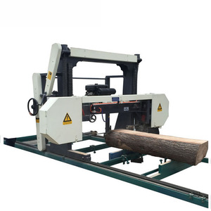 Controllo logico programmabile alimentazione automatica idraulica taglio automatico sega a nastro orizzontale per legno segheria sega a nastro - Product Image 1