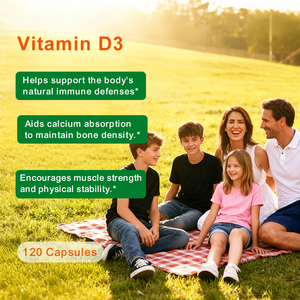 Высококачественные капсулы витамина D органические добавки халяльный Витамин D 3 50000Iu кальция витамин D3 капсулы - Product Image 5