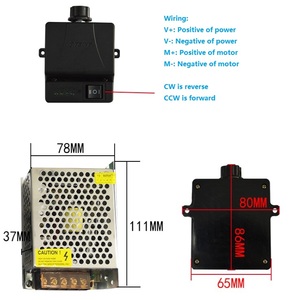 小型DIY设计往复式线性执行器，带直流齿轮电机12V 24伏行程12/16/20毫米可调5-1000 Rpm - Product Image 6