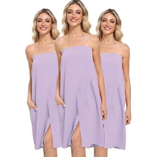 3 Pack Spa Robe for Women Sage Green