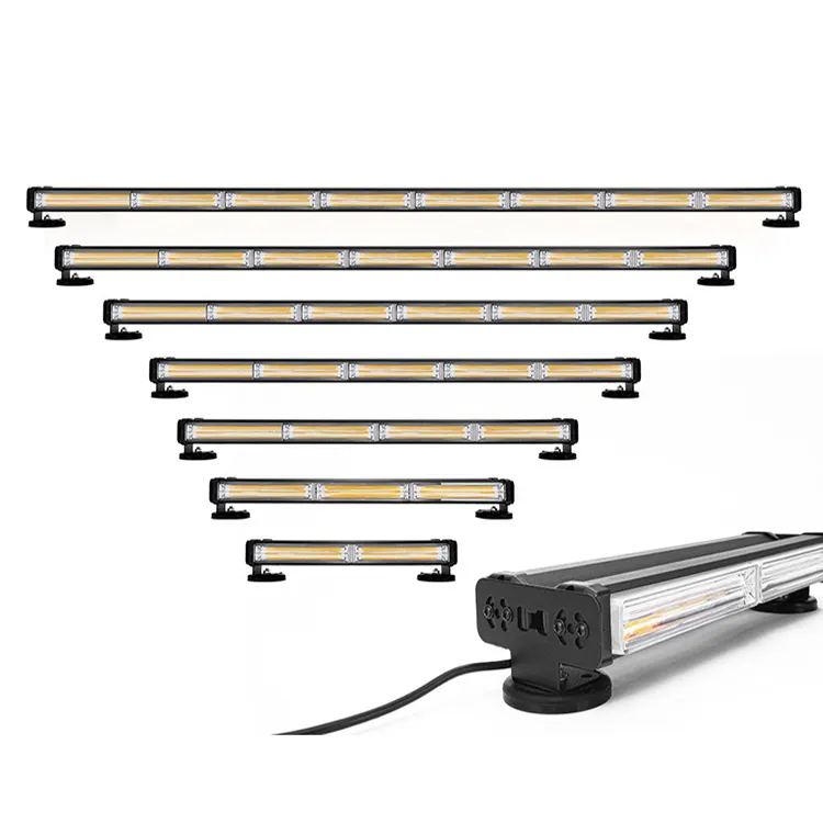 KH 12" 18" 24" 30" 35" 41" 47" doppelseitiger Auto-/Lkw-Dachberater COB LED Strobe blinkender Sicherheits-Notfallwarnlichtbalken