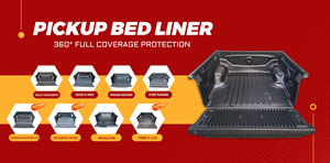 Bán Chạy Nhất Xe Bán Tải Thả Trong Bồn Tắm Lót Cho Toyota Hilux Revo Duy Nhất Cab Bảo Vệ Phụ Kiện Không Thấm Nước Xe Tải Giường Bìa - Product Image 6