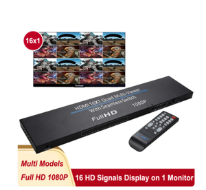 热1080P HDMI 16x1多观众分段8 10 16输入无缝开关多屏幕分离器4x1四多观众游戏电脑到电视 - Product Image 6