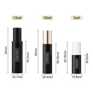 10 ml Small <strong>Y</strong> Oung Living <strong>Perfume</strong> Roll-on Bottle 10ml Frosted Matte Black Crystal Essential Oil Roller Ball Roll on Glass Bottle - Product Image 5