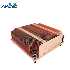 テレコム銅ヒートシンクAMDラジエーターヒートシンク100*80カーアンプカスタマイズされたヒートシンクボード - Product Image 3