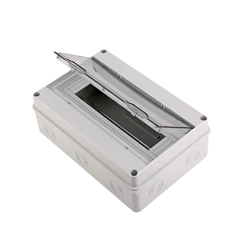 आउटडोर वाटरप्रूफ बॉक्स प्लास्टिक बॉक्स IP65 HT-15-वे स्विच पैनल माउंट डिस्ट्रीब्यूशन पैनल MCB इलेक्ट्रिकल फोटोवोल्टिक जंक्शन बॉक्स