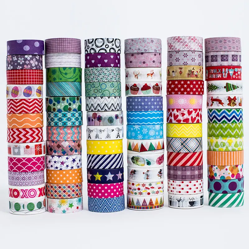 Suppliers Make Your Own Design Cute Washi Paper Tape Custom Printed Decoration Wholesale Cartoon Washi Tape