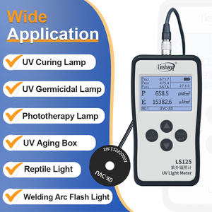 Medidor de luz UV Premium LS125 UVA UVB UVC Radiómetro Dispositivo de medición de intensidad de sonda múltiple - Product Image 3