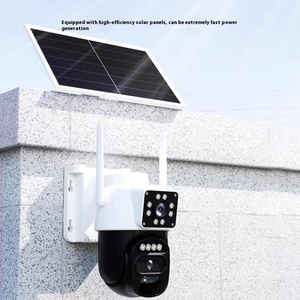F411 4MP Solar PTZ Floodlight Camera Dual Lens with Full Color Night Vision Human <strong>Detection</strong> IP67 for Outdoor <strong>Use</strong> CMOS <strong>Sensor</strong> - Product Image 4