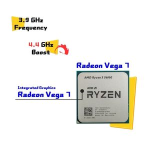 Gebrauchte Desktop-PC-Computer 3,9 GHz 6 Kerne 12 Threads 16MB Cache L3-Sockel AM4 Gaming-CPU Ryzen5 R5 5600G - Product Image 3