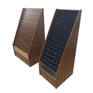 Tùy chỉnh nhiều lớp sàn Tạp Chí giá Brochure chủ hiển thị MDF thiệp chúc mừng hiển thị đứng cho các hiệu sách - Product Image 5