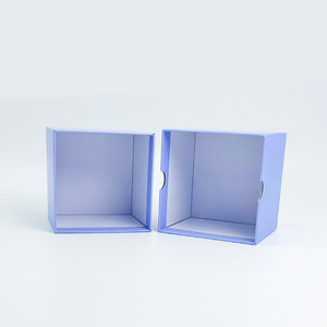 Scatola rigida rettangolare in cartone rigido personalizzabile coperchio trasparente in lamina d'oro goffratura laminazione opaca per confezioni regalo - Product Image 2