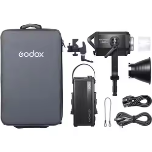 Godox M600Bi Bi-Color LED Video <strong>Light</strong> 2800K~6500K Plastic Photography Lamp with <strong>FX</strong> Effects and Remote Control App for Studio - Product Image 6