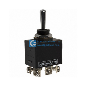 Electronic Components <strong>Switches</strong> Supplier WT22T Standard Round Toggle <strong>Switch</strong> DPDT On-On Panel Mount WT2-2T Screw Terminal - Product Image 1