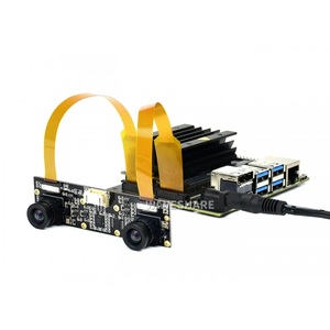 Supporta Raspberry Pi CM3 CM3 + CM4 schede di base deep Vision IMX219-83 fotocamera Stereo modulo telecamera binoculare da 8mp - Product Image 2