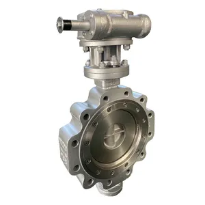 Hiệu suất cao API đĩa <span class=keywords><strong>c</strong></span>ứng mặt bích Ba Van bướm Lập Dị cho nhiệt độ cao nướ<span class=keywords><strong>c</strong></span> Hướng dẫn sử dụng điện - Product Image 1