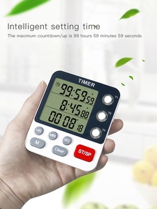 Pronto per la spedizione supporto portatile o magnete Count Up Down Timer tre gruppi timer professionale orologio LCD per i regali - Product Image 5