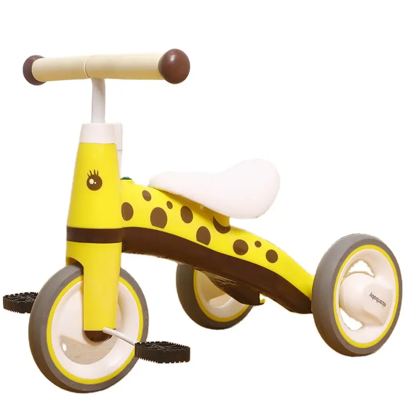 Triciclo de pedal para niños de 1 a 3 a 5 años, bicicleta de bebé con música, coche de equilibrio grande, Nuevo