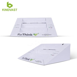 Custom Retail Cardboard <strong>Counter</strong> Top <strong>Display</strong> Stands 3 <strong>Step</strong> <strong>Counter</strong> <strong>Display</strong> Rack - Product Image 1