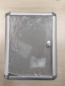Mantar çerçeve mesaj panosu kullanımı ile 120x90cm alüminyum bülten tahtası kilitlenebilir Pin Board ceboard duvar - Product Image 5