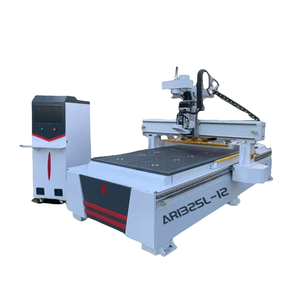 High Efficient 9kw air Cooled Spindle Linear ATC Auto Tool Change <strong>Cnc</strong> <strong>Router</strong> <strong>Machine</strong> with LNC <strong>Controller</strong> for Panel Furniture - Product Image 1