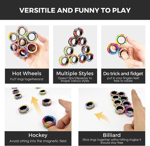 Camo từ ngón tay Vòng thần tài spinner Đồ chơi-căng thẳng cứu trợ cho tự kỷ Halloween Đảng ủng hộ ABS nhựa 8 + năm - Product Image 3